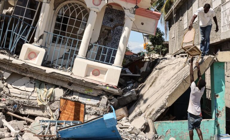 A strong 7.2 magnitude earthquake hits Haiti in the morning of Saturday August 14th