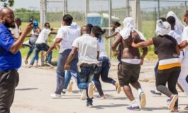 Angry scenes at Haiti airport as deported migrants arrive