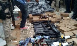 Discoveries of a new shipment of arms and ammunition in Saint Marc